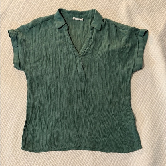 Lush Tops - Lush Cuffed Sleeve Blouse Womens size M